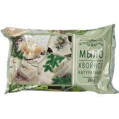 Мыло туалетное Мыловаренная Компания Хвойное в обертке 200 г, 1403553 No Brand