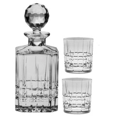 Набор для виски 3 предмета Crystal Bohemia "Dover" 261971