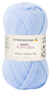 Пряжа для вязания Schachenmayr Baby Smiles, Bravo Baby 185 MEZ, 9801212 (01055, cloud)