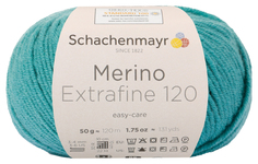 Пряжа Schachenmayr 9807552 Merino Extrafine 120 (00176, meergrün)
