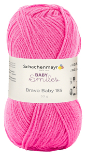 Пряжа для вязания Schachenmayr Baby Smiles, Bravo Baby 185 MEZ, 9801212 (01036, pink)