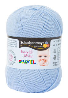 Пряжа Schachenmayr 9814876 Suavel Baby Smiles (01054, pale blue)