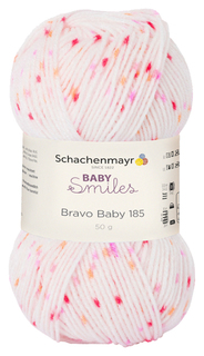 Пряжа для вязания Schachenmayr Baby Smiles, Bravo Baby 185 MEZ, 9801212 (00180, flamingo)