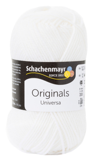 Пряжа Schachenmayr 9801875 Universa Originals (00001, weiss)
