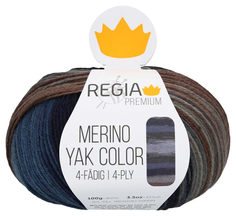 Пряжа для вязания Regia 9801640 Merino Yak Color (08508)