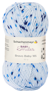 Пряжа для вязания Schachenmayr Baby Smiles, Bravo Baby 185 MEZ, 9801212 (00185, orion)