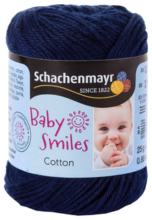 Пряжа Schachenmayr 9807350 Cotton Baby Smiles (01050, marine)