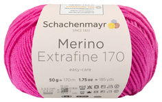Пряжа Schachenmayr 9807551 Merino Extrafine 170 (00037, pink)