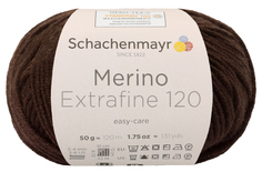 Пряжа Schachenmayr 9807552 Merino Extrafine 120 (00112, mocca)