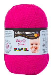 Пряжа Schachenmayr 9814876 Suavel Baby Smiles (06611, fuchsia)