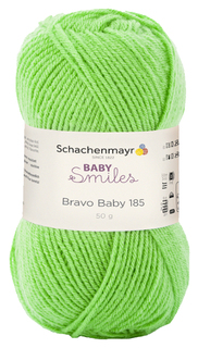 Пряжа для вязания Schachenmayr Baby Smiles, Bravo Baby 185 MEZ, 9801212 (01072, apfelgrun)