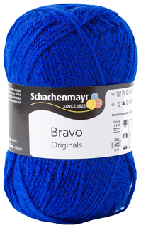 Пряжа для вязания SCHACHENMAYR 9801211 Bravo original (08211, royal, королевский синий)