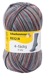Пряжа для вязания Regia 9801269 4-fadig (06029, vermont graphit color)