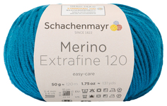 Пряжа Schachenmayr 9807552 Merino Extrafine 120 (00169, petrol)