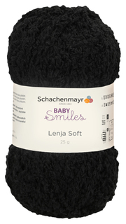 Пряжа Schachenmayr 9807560 Lenja Soft Baby Smiles (01099, schwarz)