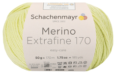 Пряжа Schachenmayr 9807551 Merino Extrafine 170 (00075, limone)