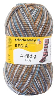 Пряжа для вязания Regia 9801269 4-fadig (07710, snowflake eiszapfen)