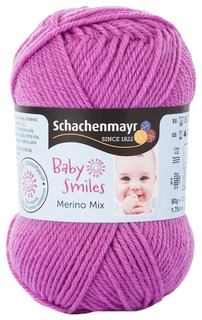Пряжа Schachenmayr 9807561 Merino Mix Baby Smiles (01047, orchidee)