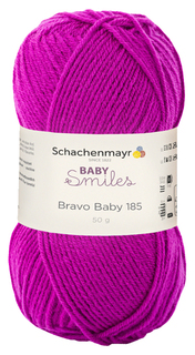 Пряжа для вязания Schachenmayr Baby Smiles, Bravo Baby 185 MEZ, 9801212 (01037, fuchsia)