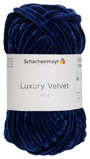 Пряжа Schachenmayr 9807592 Luxury Velvet (00050, Navy)