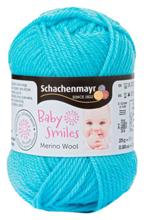 Пряжа Schachenmayr 9807396 Merino Wool Baby Smiles (01065, turkis)
