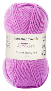 Пряжа для вязания Schachenmayr Baby Smiles, Bravo Baby 185 MEZ, 9801212 (01047, orchidee)