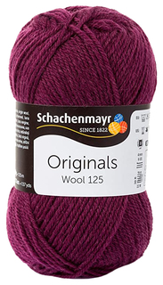 Пряжа Schachenmayr 9807568 Wool 125 Originals (00144, pflaume)