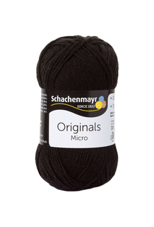 Пряжа Schachenmayr 9801781 Micro (00099, schwarz)