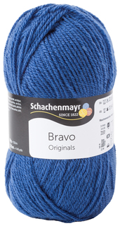 Пряжа для вязания SCHACHENMAYR 9801211 Bravo original (08340, kobalt, кобальт)