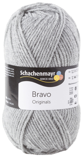 Пряжа для вязания SCHACHENMAYR 9801211 Bravo original (08295, hellgrau meliert, серый)