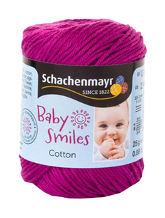 Пряжа Schachenmayr 9807350 Cotton Baby Smiles (01037, fuchsia)