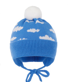 Шапка детская Чудо-кроха Cd-934 цв. синий р. 36