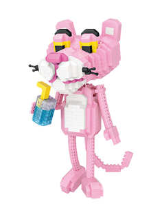 Конструктор LOZ 2 в 1 Розовая пантера 890 деталей NO. 9785 Pink Panther 2 in 1
