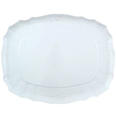 Поднос 40 х 32 см прямоугольный Thun "Бернадотт Платиновый узор" 029321