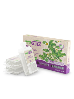 Жидкое ЭКО мыло-пенка для посуды, аромат белый чай, EcoCaps, ЭкоКапс, набор 3х50 мл.