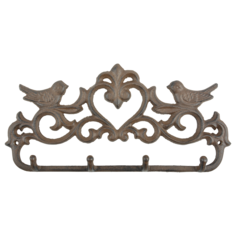 Вешалка настенная "Птицы" Esschert Design, 3.2 x 31 x 14.9 см BR23