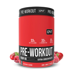 Предтренировочный комплекс Pre-Workout Pump RX, 300 г, вкус: красные фрукты QNT