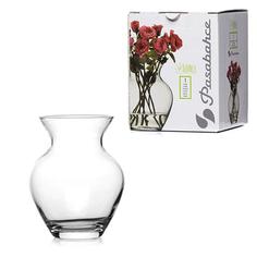 Ваза силикатное стекло для цветов Pasabahce Botanica Flora 14,4 см прозрачная