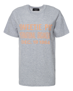 Футболка женская DSquared2 S72GD0227 серая 2XS