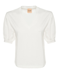 Футболка женская NUDE 1103527 белая 40