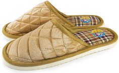 Домашние тапочки женские Smile of Milady A-70-148 бежевые 38-39 RU