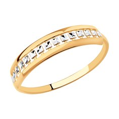 Кольцо из красного золота р. 19 SOKOLOV 017293