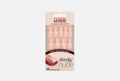 Набор накладных ногтей с клеем короткой длины Kiss New York Professional