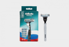 Бритва + 5 сменных кассет Gillette