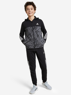 Костюм для мальчиков adidas Future Icon 3 Stripes, Черный, размер 140