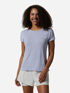 Футболка женская Mountain Hardwear Mighty Stripe Short Sleeve T, Фиолетовый, размер 50