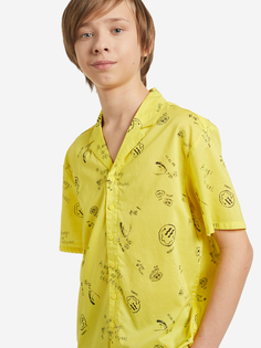 Рубашка с коротким рукавом для мальчиков Termit, Желтый, размер 140