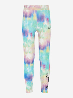 Легинсы для девочек adidas Disney Daisy Duck, Мультицвет, размер 110