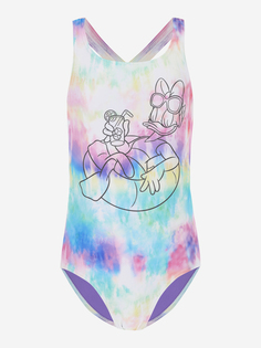 Купальник для девочек adidas Disney Tie Dye Daisy Duck, Мультицвет, размер 110