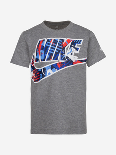 Футболка для мальчиков Nike Graphic, Серый, размер 122